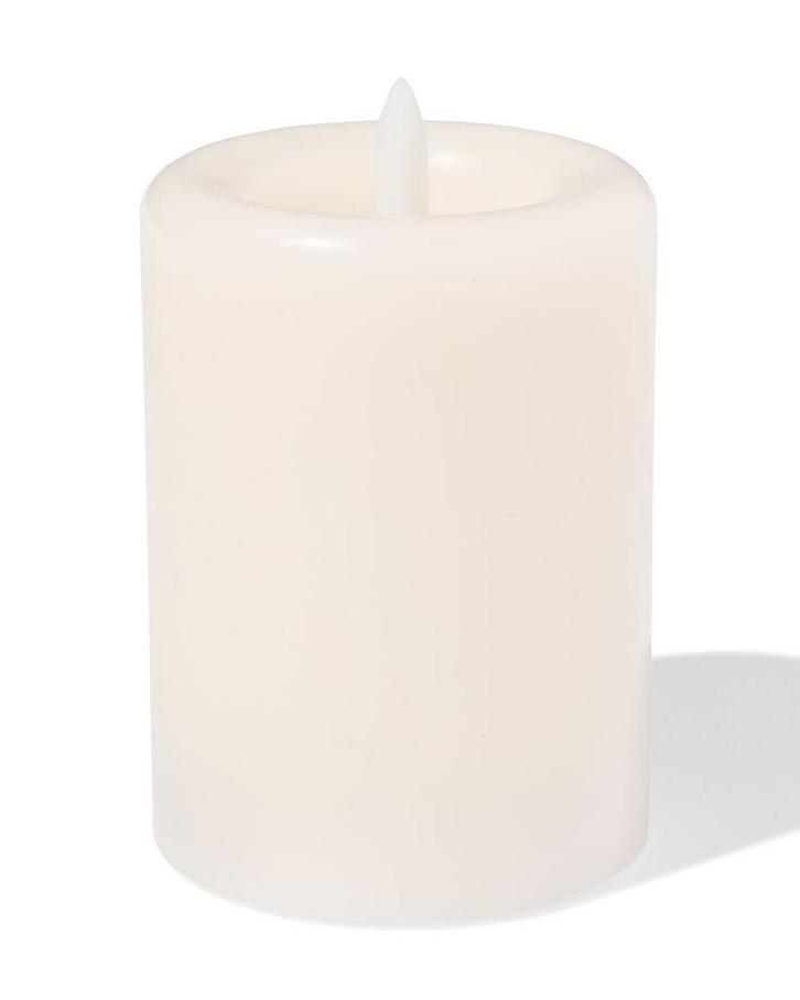 HEMA Led kaars 7.5x10cm ivoor, Huis en Inrichting, Woonaccessoires | Kandelaars en Kaarsen, Nieuw, Verzenden