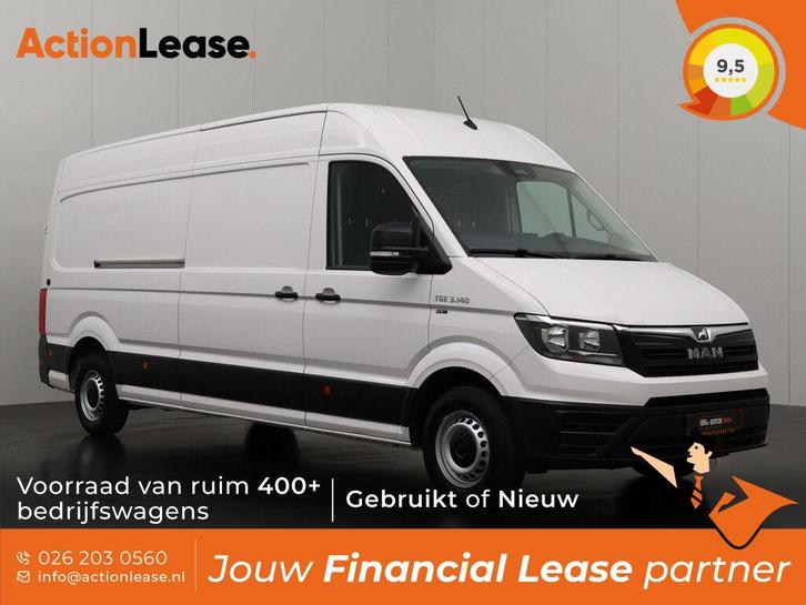 MAN TGE Bestelbus L4 H3 2024 Diesel Handgeschakeld, Auto's, Bestelauto's, Te koop, Zwart, Handgeschakeld, Financial lease, BTW verrekenbaar