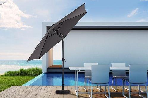 Parasol kantelsysteem van Feel Furniture (Ø 300cm grijs), Tuin en Terras, Overige Tuin en Terras