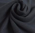 590 x 170 cm - Elegante tessuto gessato in pura lana -, Antiek en Kunst