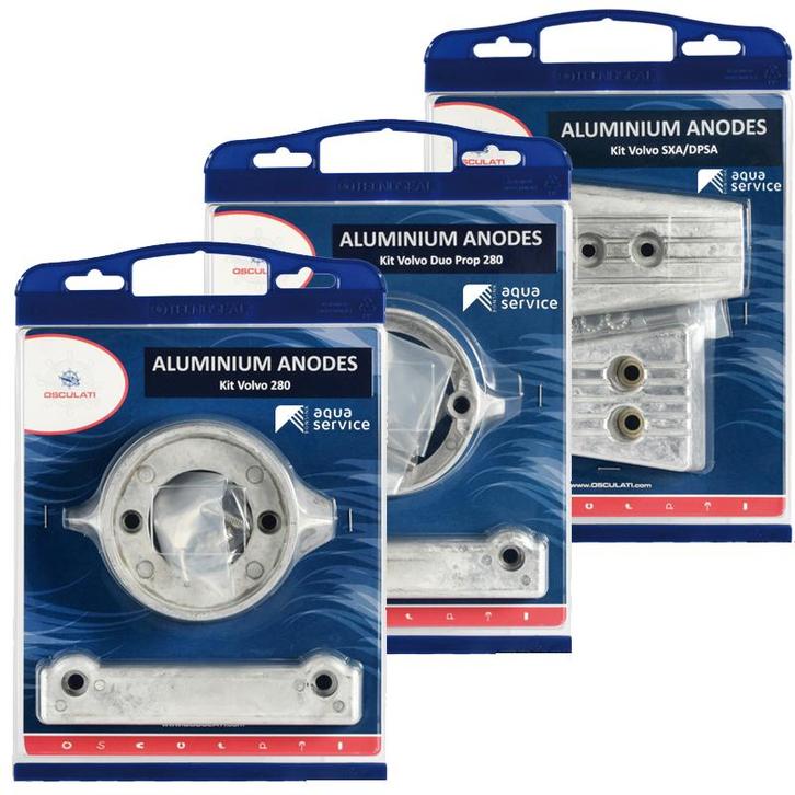 Anodekit ALUMINIUM voor Volvo Penta 280, Watersport en Boten, Bootonderdelen, Nieuw, Zeilboot of Motorboot, Ophalen of Verzenden