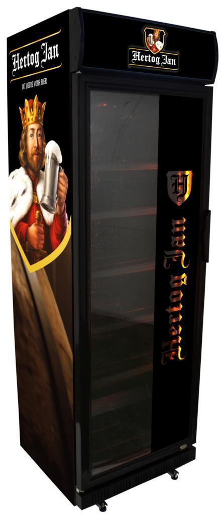 Hertog Jan Bier BlackLine koelkast, Witgoed en Apparatuur, Koelkasten en IJskasten, 200 liter of meer, Nieuw, Zonder vriesvak