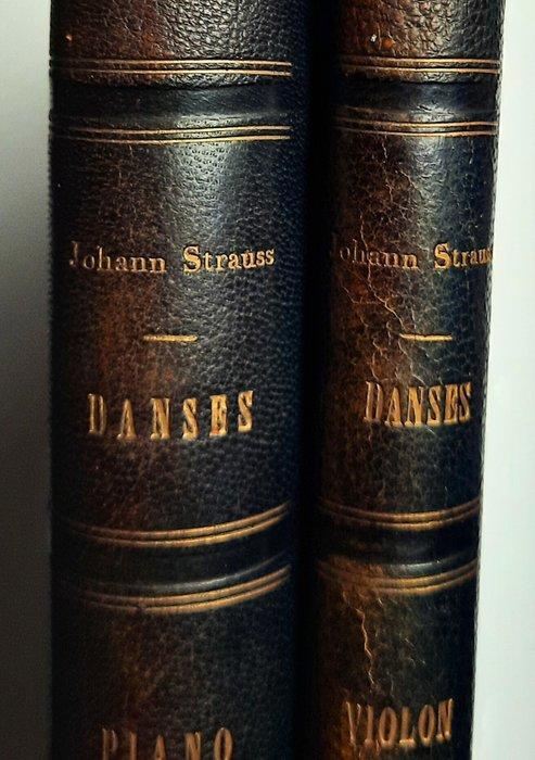Johann Strauss - Johann Strauss – Danses pour piano & violon, Antiek en Kunst, Antiek | Boeken en Bijbels