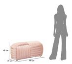 BANKJE SOFTY ROZE CM 90X45X45, Huis en Inrichting, Ophalen of Verzenden, Nieuw