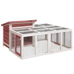Konijnenhok Mokkakleurig - OP=OP - Topdeal voor jouw konijn!, 110 cm of meer, 60 tot 90 cm, Nieuw, Ophalen of Verzenden