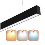 LED Lineair hangarmatuur | Kantoorlamp | Zwart | 120cm, Ophalen of Verzenden, Nieuw in verpakking, Verlichting