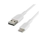 Belkin boost charge USB-A naar USB-C kabel 2 meter wit, Ophalen of Verzenden, Nieuw