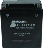 BikeMaster AGM accu - MS12-20CH-BS - 780773, Ophalen of Verzenden