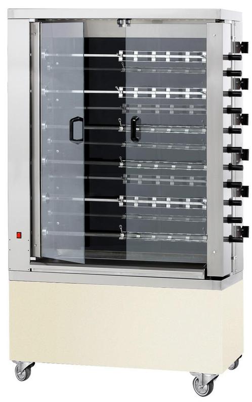 GGM Gastro | Elektrische kippengrill PREMIUM - Glaskeramiek, Tuin en Terras, Barbecue-accessoires, Verzenden