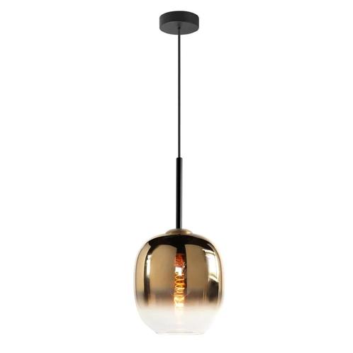 High light | Hanglamp | Semi goud glas | Ø23cm | E27 fitting, Huis en Inrichting, Lampen | Hanglampen, Glas, Minder dan 50 cm