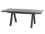 Tuintafel Lessina Uitschuifbaar 200-260 x 100 cm - Antraciet, Ophalen of Verzenden, Nieuw