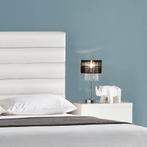 Tafellamp Bellevue met kristallen 55xØ20 zwart en chroom E14, Verzenden, Nieuw