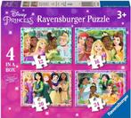 Disney Princess Puzzel (4 in 1) | Ravensburger - Puzzels, Nieuw, Verzenden