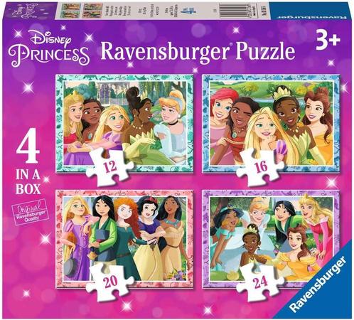 Disney Princess Puzzel (4 in 1) | Ravensburger - Puzzels, Kinderen en Baby's, Speelgoed | Kinderpuzzels, Nieuw, Verzenden