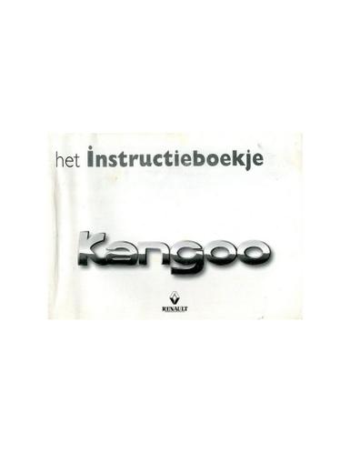 1998 RENAULT KANGOO INSTRUCTIEBOEKJE NEDERLANDS
