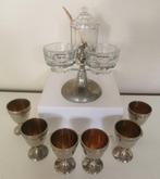 Eierdopje (10) - Art Deco - Verzilverd messing - Set peper,, Antiek en Kunst, Antiek | Meubels | Tafels