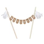Taarttopper Mr & Mrs 18cm, Hobby en Vrije tijd, Verzenden, Nieuw