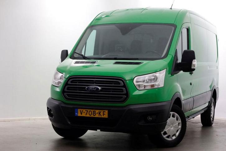 Ford Transit 350 2.0 TDCI 130pk RWD L3H2 Trend Airco/Camera/, Auto's, Bestelauto's, Dealer onderhouden, Lease, Handgeschakeld