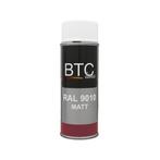 BTC Deco Spray RAL9010 Mat, Doe-het-zelf en Verbouw, Nieuw, Ophalen of Verzenden
