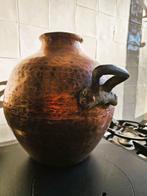 antieke Egyptische - Soeppan - gehamerd koper - importante