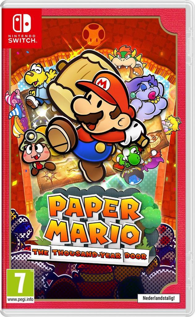 Switch Paper Mario: The Thousand-Year Door, Spelcomputers en Games, Spelcomputers | Nintendo Switch, Zo goed als nieuw, Verzenden