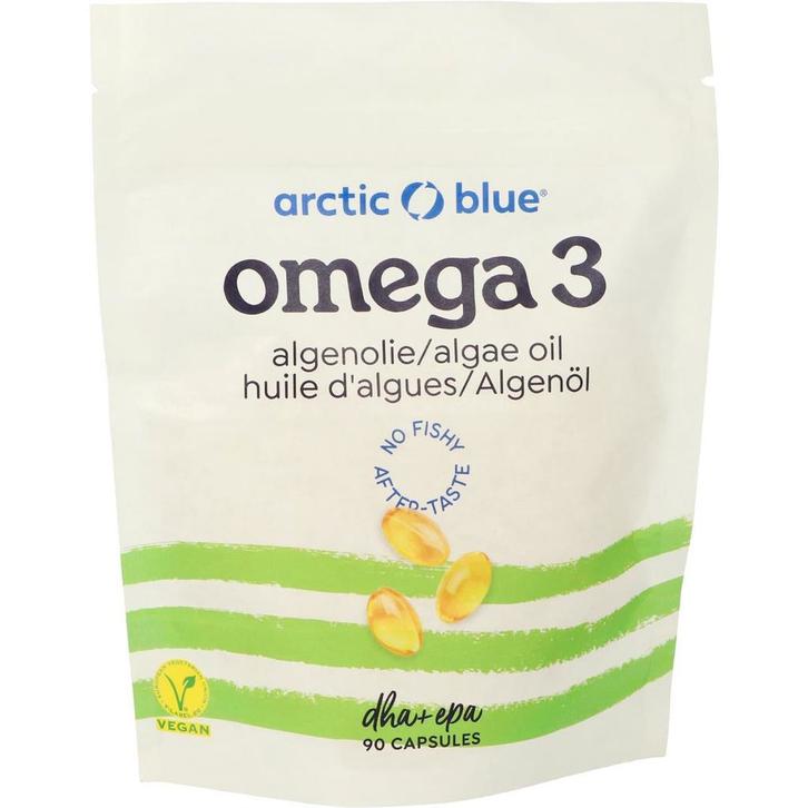 Arctic Blue Omega 3 Algenolie DHA + EPA - 90 Capsules, Sport en Fitness, Gezondheidsproducten en Wellness, Verzenden