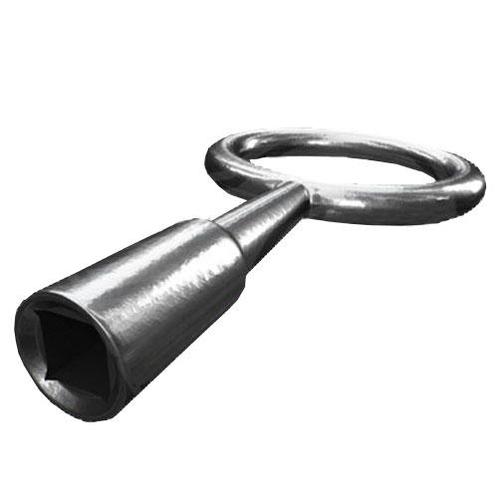 Vierkant sleutel (7mm), Doe-het-zelf en Verbouw, Hang- en Sluitwerk, Slot, Nieuw, Chroom, Ophalen of Verzenden