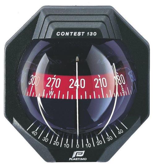 Plastimo Contest 130 kompas - schot - zwart, Watersport en Boten, Navigatiemiddelen en Scheepselektronica, Ophalen of Verzenden