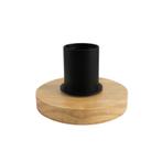 Houten tafellamp zonder kap, Rika, Huis en Inrichting, Nieuw, Ophalen of Verzenden, Basis, Minder dan 50 cm