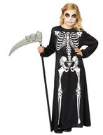 Jurk Skelet Lang Meisje, Kleding | Heren, Carnavalskleding en Feestkleding, Nieuw, Ophalen of Verzenden