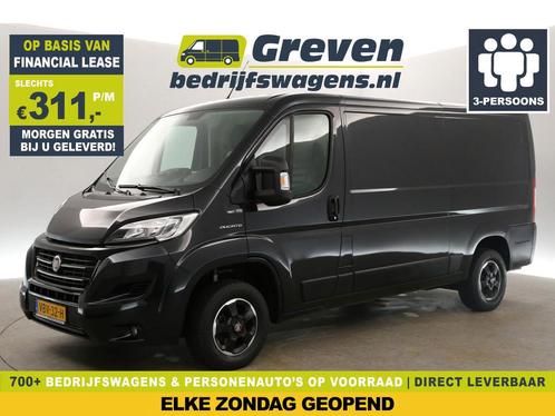 Fiat Ducato 2.3 MultiJet L2H1 Airco Cruise Cam PDC €311pm, Auto's, Bestelauto's, Handgeschakeld, Diesel, Zwart, Fiat, Verzenden