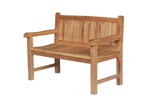 Teakea - Balmoral Teak Tuinbank | 120 ras, Tuin en Terras, Tuinbanken, Nieuw, Teakhout, Verzenden