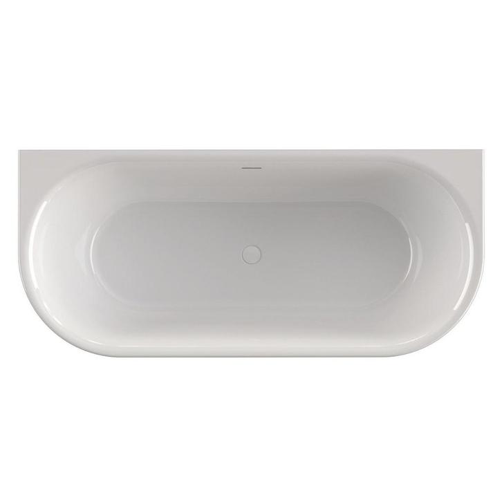 Ligbad Xenz Fay Half Vrijstaand 180x80 cm Glans Wit, Doe-het-zelf en Verbouw, Sanitair, Ophalen of Verzenden