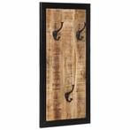 vidaXL Kapstok 40x2x80 cm massief ruw mangohout, Huis en Inrichting, Woonaccessoires | Kapstokken, Verzenden, Nieuw