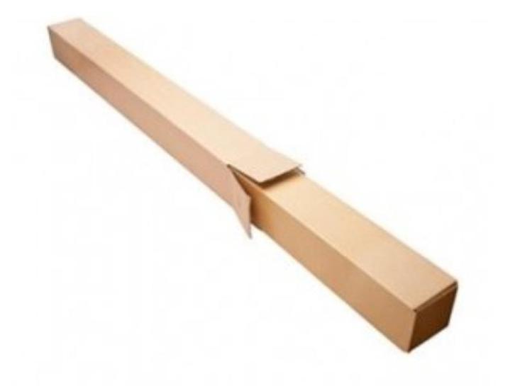 kartonnen koker vierkant | 120x120x1450mm GEEN VRACHTKOSTEN!, Zakelijke goederen, Partijgoederen en Retail | Verpakking en Verzending