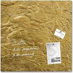 Sigel glasmagneetbord - Artverum - 48x48cm - goud metallic -, Ophalen of Verzenden, Zo goed als nieuw