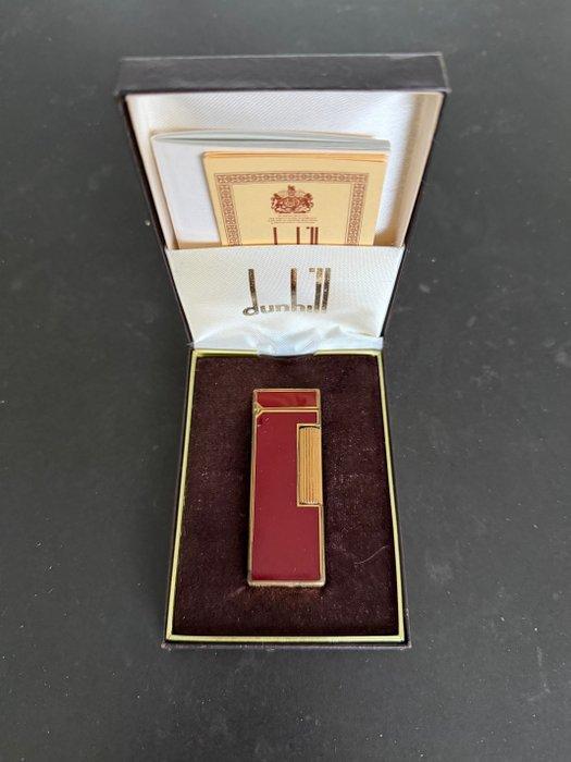 Dunhill - Aansteker - Verguld, Emaille, Verzamelen, Rookartikelen, Aanstekers en Luciferdoosjes