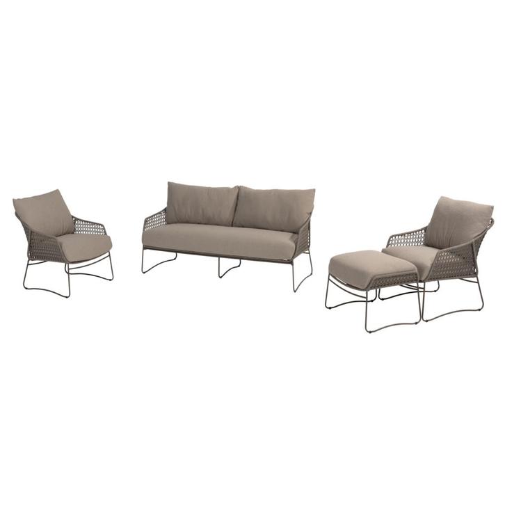 Moretti stoel bank loungeset 4 delig rope terre 4 Seasons, Tuin en Terras, Tuinsets en Loungesets, Nieuw, Ophalen of Verzenden