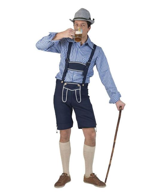 Oktoberfest Lederhose Man Gunter, Kleding | Heren, Carnavalskleding en Feestkleding, Nieuw, Ophalen of Verzenden