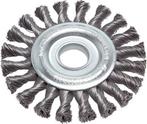 Stalen Ronde Borstel Gevlochten 115X12mm 22,2mm Montagegat, Verzenden, Nieuw