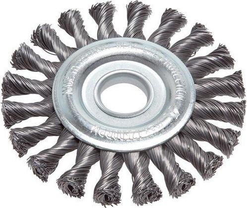 Stalen Ronde Borstel Gevlochten 115X12mm 22,2mm Montagegat, Doe-het-zelf en Verbouw, Overige Doe-het-zelf en Verbouw, Nieuw, Verzenden