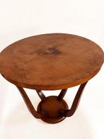 Gueridon - Naaldhout, Bois plaqué - Art Deco ronde tafel, Antiek en Kunst, Kunst | Designobjecten