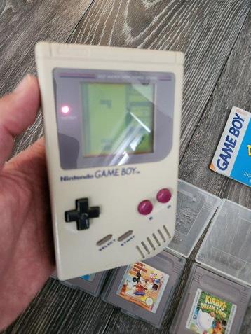 Nintendo - Gameboy Classic - with 4 Games - Videogameconsole beschikbaar voor biedingen