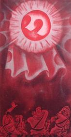 De roode verkiezingsoverwinning in Noorwegen op spotprent, Antiek en Kunst, Verzenden