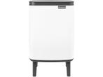 Brabantia Bo Hi Prullenbak - 7 liter - White, Verzenden, Zo goed als nieuw
