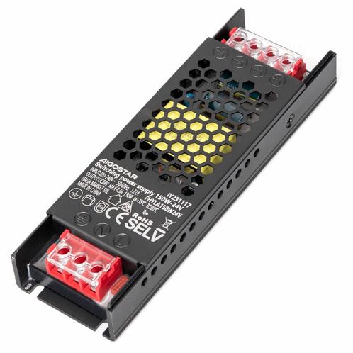 LED driver/voeding 24 Volt DC 150 Watt | plat/slank/dun 160, Huis en Inrichting, Lampen | Overige, Nieuw, Verzenden
