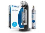 Brita SodaTRIO Bruiswatertoestel Zwart - met BRITA flesvoet,, Verzenden, Zo goed als nieuw