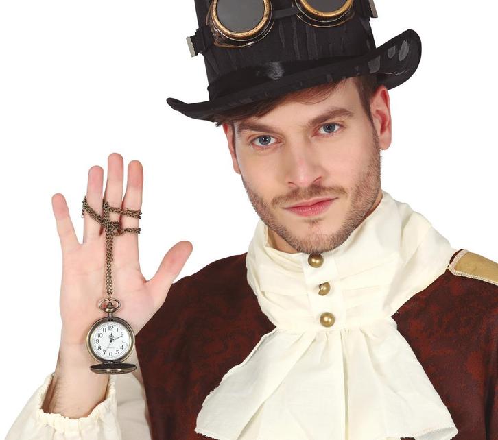 Steampunk Zakhorloge Ketting, Hobby en Vrije tijd, Feestartikelen, Nieuw, Verzenden