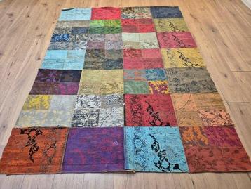 Vintage designer patchwork - Vloerkleed - 230 cm - 175 cm beschikbaar voor biedingen