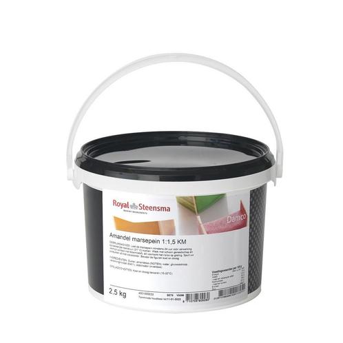 Amandel Marsepein 1:1½ Naturel KM Damco 2,5kg, Hobby en Vrije tijd, Taarten en Cupcakes maken, Nieuw, Verzenden